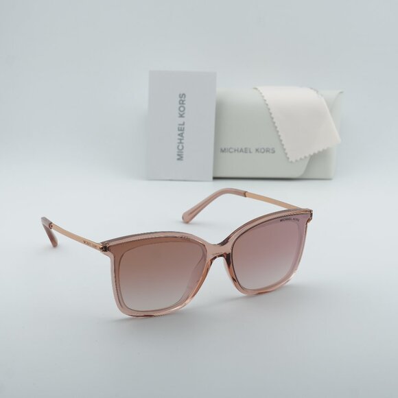Michael Kors MK2079U 31756F Square Sunglasses - Pink/Gold/Rose Gold - Picture 1 of 12